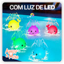 Baleia Feliz - Brinquedo para Banho com LED