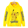 Blusa Moletom Infantil Pikachu Colors Confort (Amarelo)