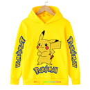 Blusa Moletom Infantil Pikachu Colors Confort (Amarelo)
