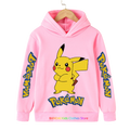 Blusa Moletom Infantil Pikachu Colors Confort (Rosa)