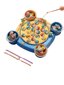 Brinquedo de Pesca Magnética Montessori Azul