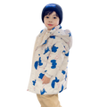 Casaco Bobojaco Infantil Luxo Confortável (Branco e Azul)