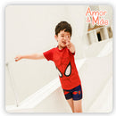 Conjunto Infantil Praia Proteção UV + Touca Homem Aranha 3