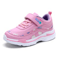 Tênis Infantil Feminino Velcro Antiderrapante Rosa