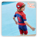 Macacão Praia Infantil UV + Touca 2