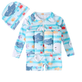 Maiô Colete Infantil Azul