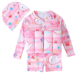 Maiô Colete Infantil Rosa