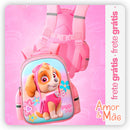 Mochila Escolar Infantil Patrulha Canina Impermeável 3D