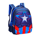 Mochila Infantil Capitão América 3D Escolar Vingadores de Costas