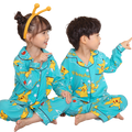Pijama Infantil Masculino Feminino Confortável Pokémon (Azul)