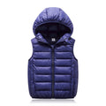 colete puffer infantil com capuz