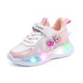 Tênis Infantil Feminino Frozen Sport Led Rosa