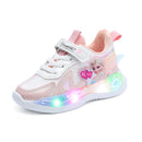 Tênis Infantil Feminino Frozen Sport Led Rosa
