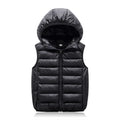 colete puffer infantil com capuz