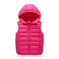 colete puffer infantil com capuz