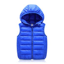 colete puffer infantil com capuz