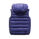 colete puffer infantil com capuz