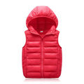 colete puffer infantil com capuz