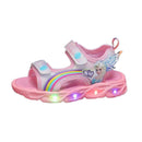 Sandália Infantil Frozen com LED
