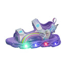 Sandália Infantil Frozen com LED