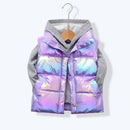 Colete Puffer Infantil Degradê