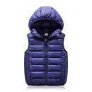 colete puffer infantil com capuz