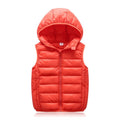 colete puffer infantil com capuz