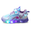 Tênis Infantil Feminino Frozen com LED