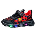 Tênis Infantil LED Homem Aranha
