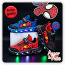 Tênis Homem Aranha Infantil LED