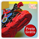 Tênis Infantil 3D Homem Aranha com LED Sport Fashion Frete Gratis