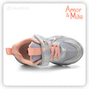 Tênis Infantil Feminino Borboletas com LED Baas 3