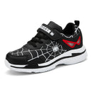 Tênis Infantil Homem Aranha Velcro Antiderrapante (Preto)