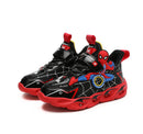 Tênis Infantil 3D Homem Aranha com LED Sport Fashion Vermelho