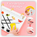 Livro Educativo Reutilizável Montessori