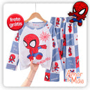 Pijama Infantil Masculino Homem Aranha - UltraSoft