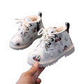 Bota Infantil Feminina Coturno Luxo (Branco)