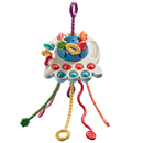 Brinquedo Sensorial Educativo para Bebê com Mordedor (Azul)