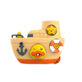 Brinquedo para Banho Bebê Naviozinho (Amarelo)