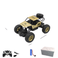 Carrinho de Controle Remoto 4x4 Trilhas (Dourado)
