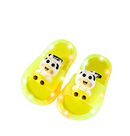 Chinelo Infantil Feminino com LED Vaquinha Divertida (Amarelo)