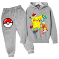 Conjunto Infantil Moletom Pokemon Confortável (Cinza)