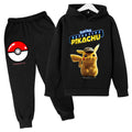 Conjunto Infantil Moletom Pokemon Confortável (Preto)