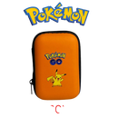 Estojo Porta Cartas Pokemon Pikachu (Laranja)