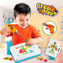 Furadeira Parafusadeira de Brinquedo Kit de Montar