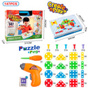 Furadeira Parafusadeira de Brinquedo Kit de Montar