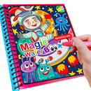 Livro Mágico para Colorir com Água Reutilizável