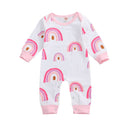 Macacão Bebê Soft Arco-Íris Masculino Feminino