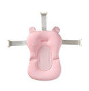 almofada de banho bebe rosa
