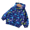 Jaqueta Corta Vento Infantil (Azul Escuro Masculino)
